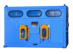 कॉपर वायर एल्यूमिनियम वायर ड्राइंग मशीन के लिए स्वचालित डबल स्पूल टेक अप मशीन